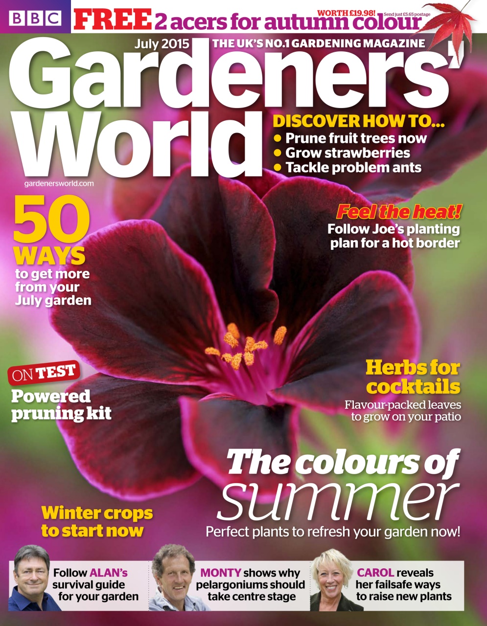 BBC Gardeners’ World Magazine Preview Pages
