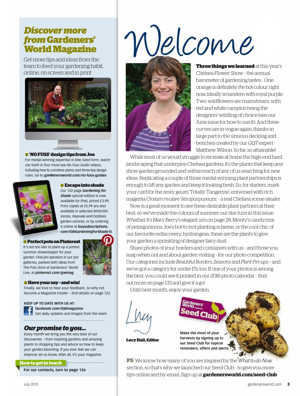 BBC Gardeners’ World Magazine Preview Pages