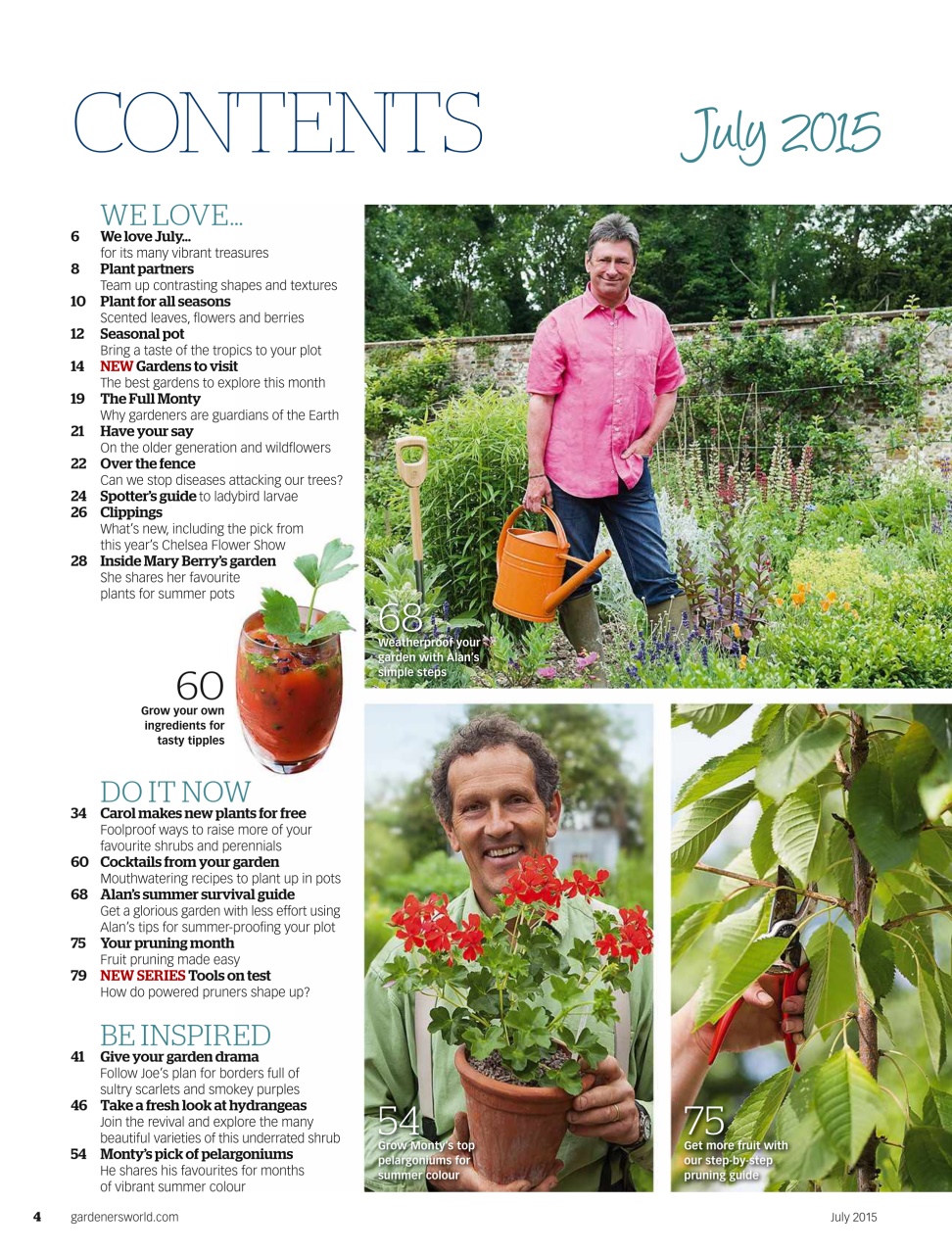 BBC Gardeners’ World Magazine Preview Pages