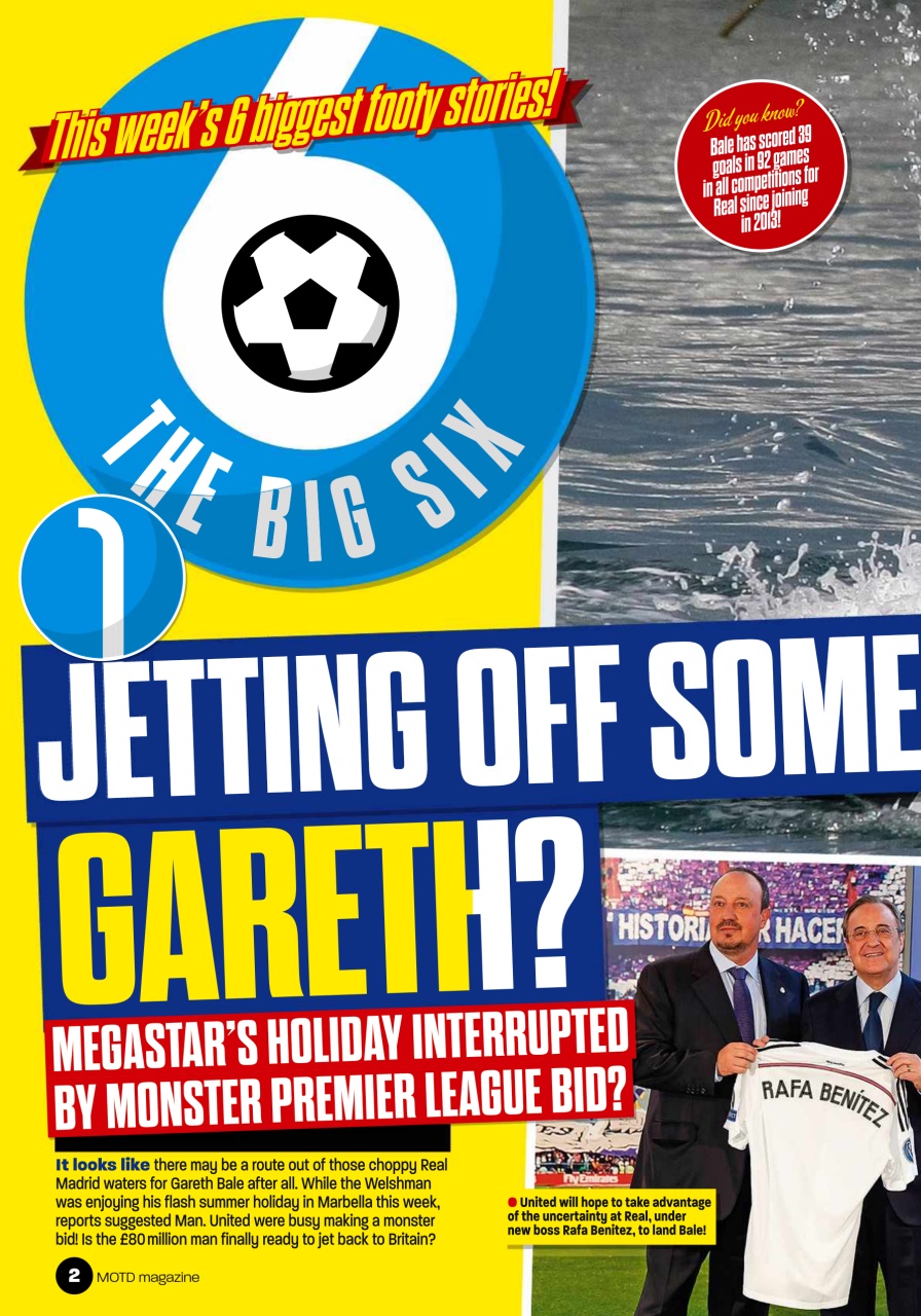 Match of the Day Preview Pages