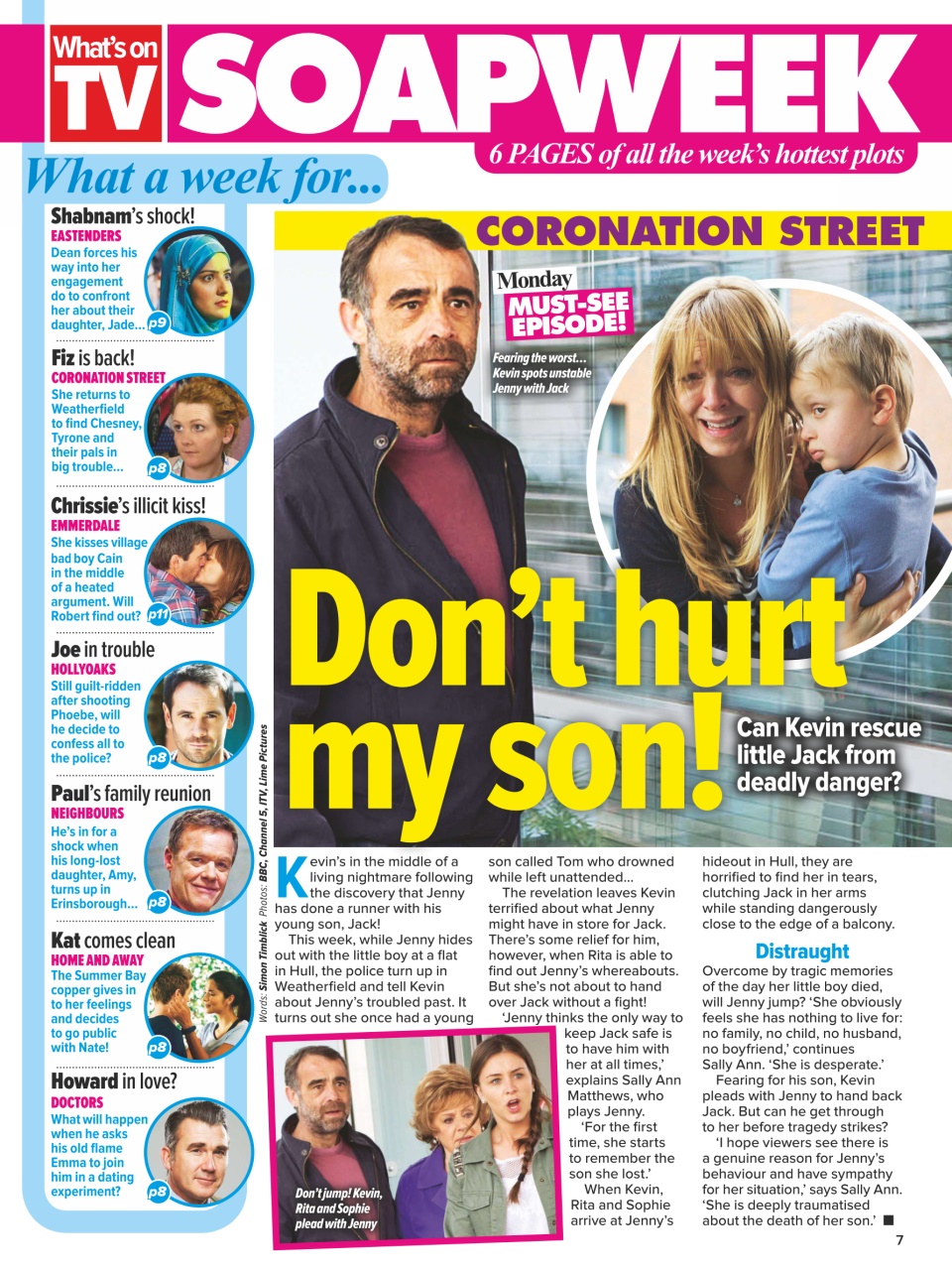 What's on TV Preview Pages