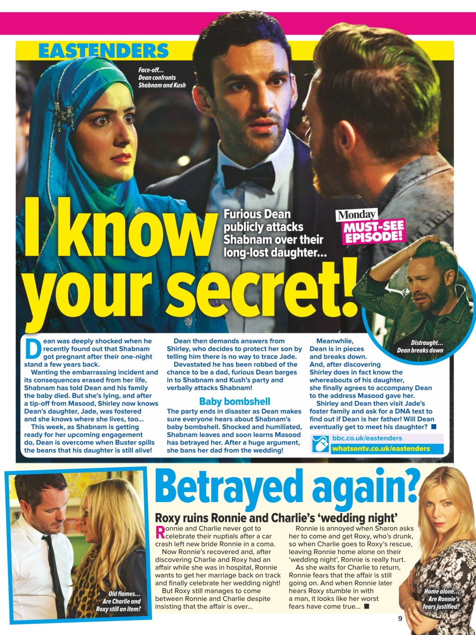 What's on TV Preview Pages