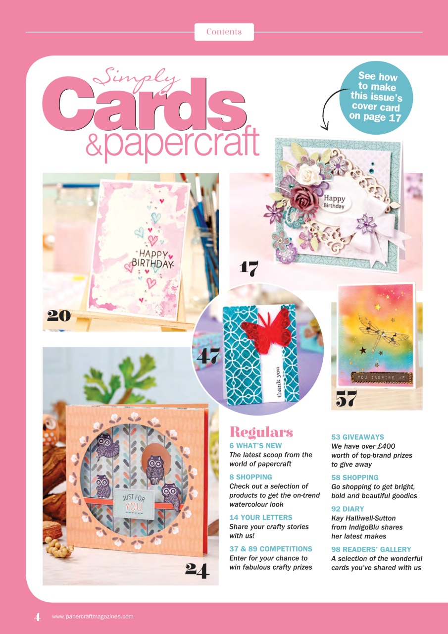 Simply Cards & Papercraft Preview Pages