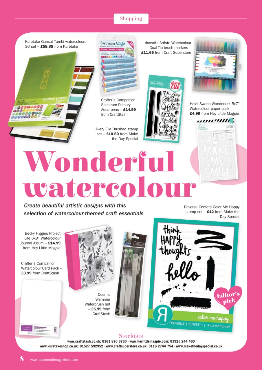 Simply Cards & Papercraft Preview Pages