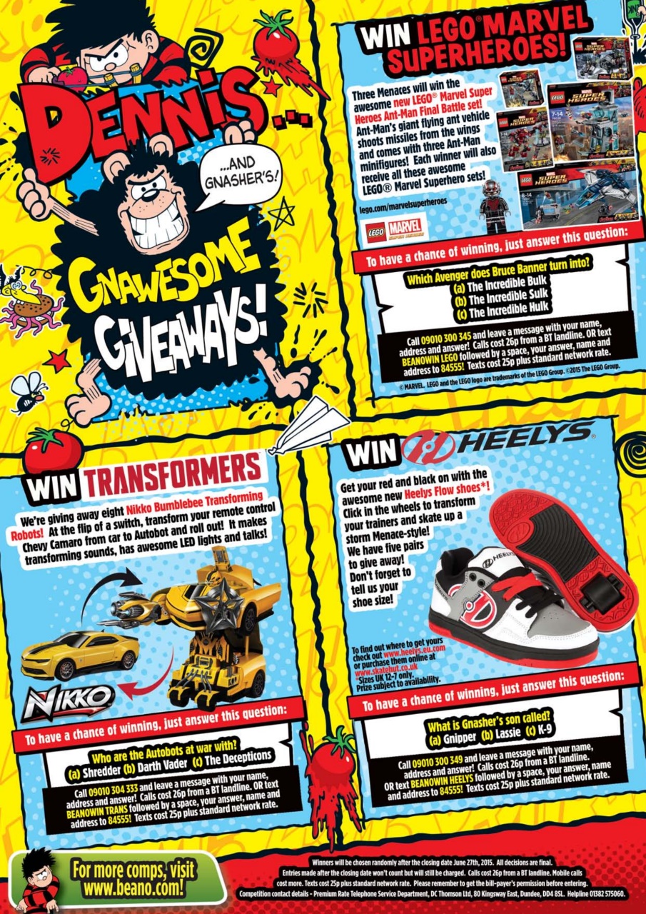 Beano Preview Pages