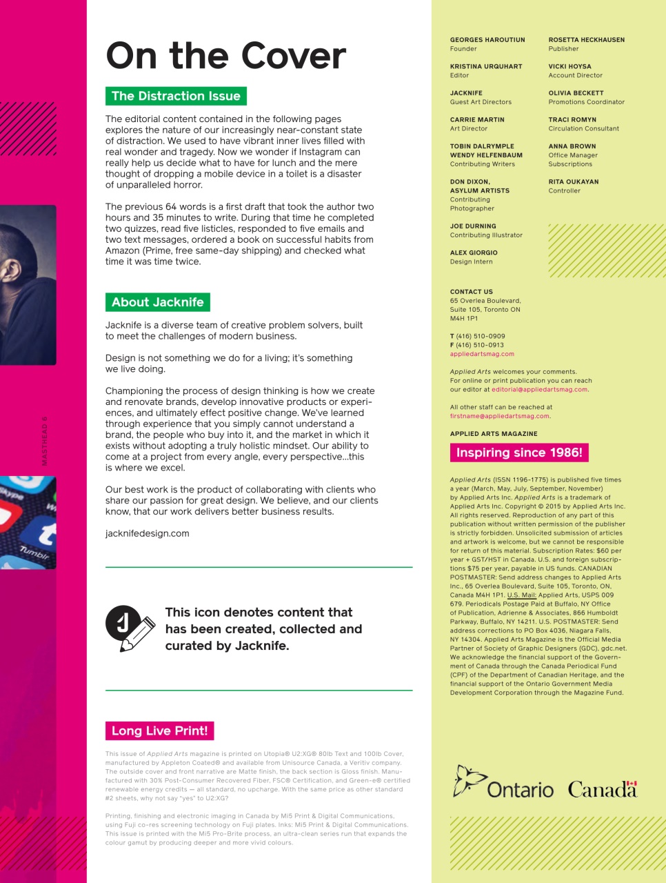 Applied Arts Preview Pages