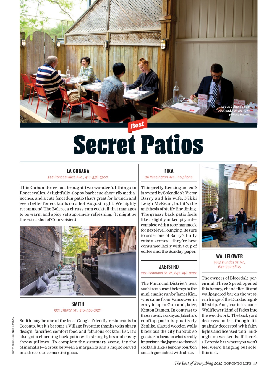 Toronto Life Preview Pages