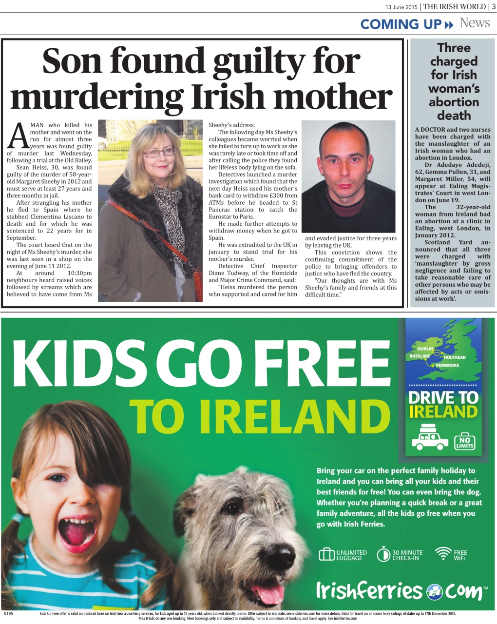 Irish World Preview Pages