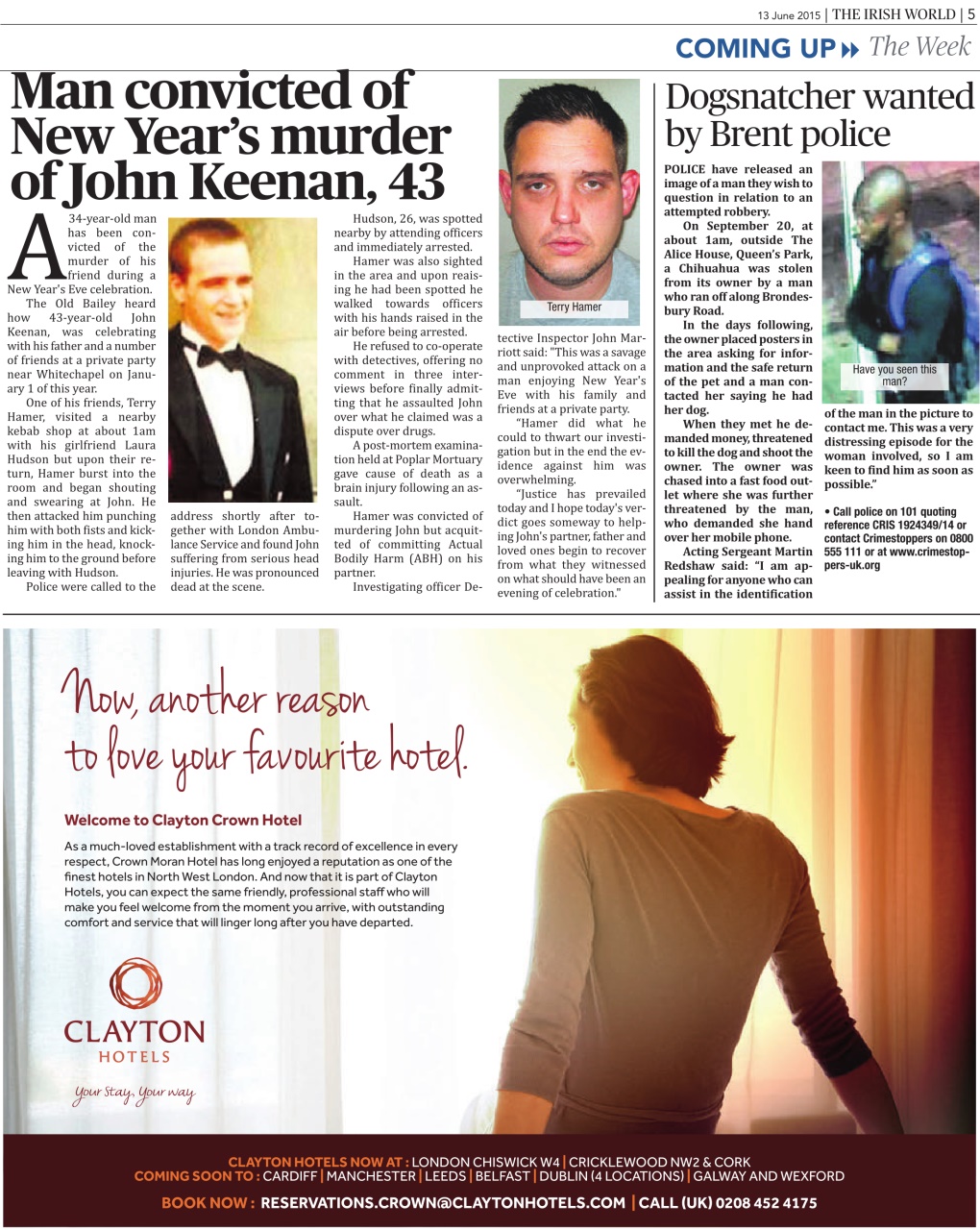 Irish World Preview Pages