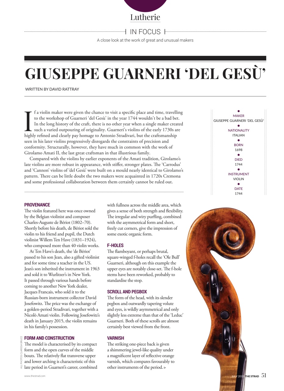 The Strad Preview Pages