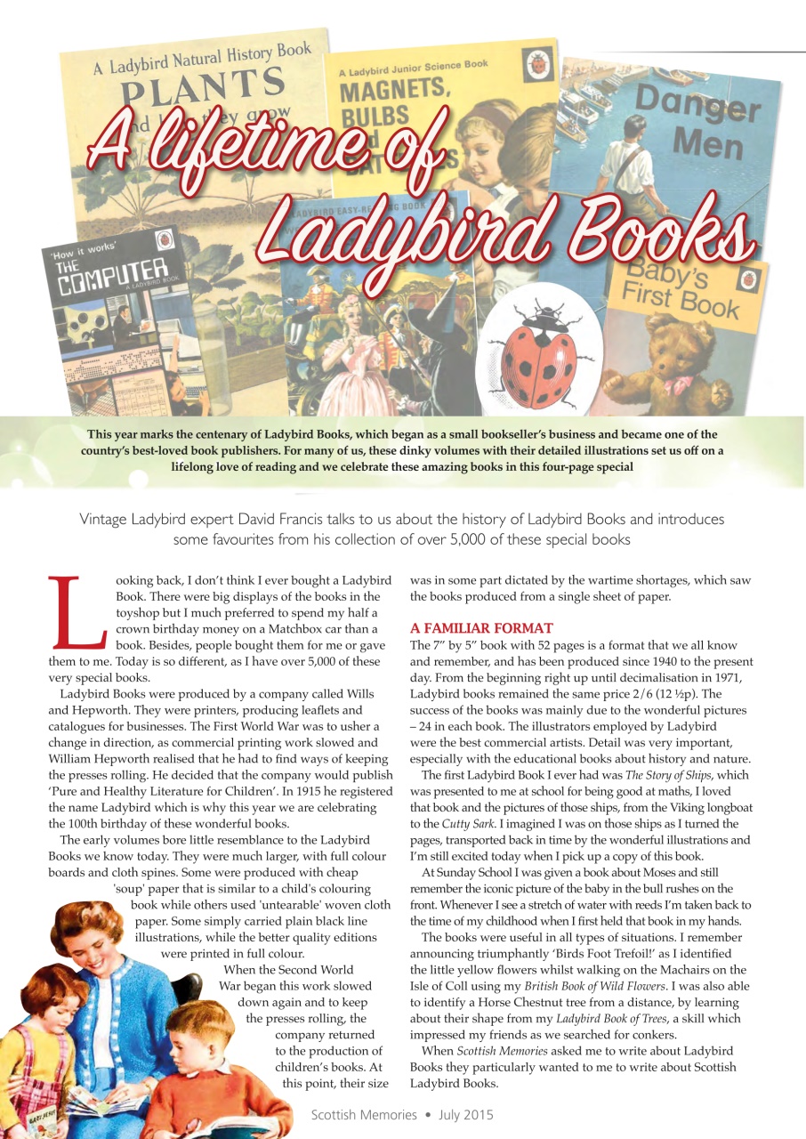 Scottish Memories Preview Pages