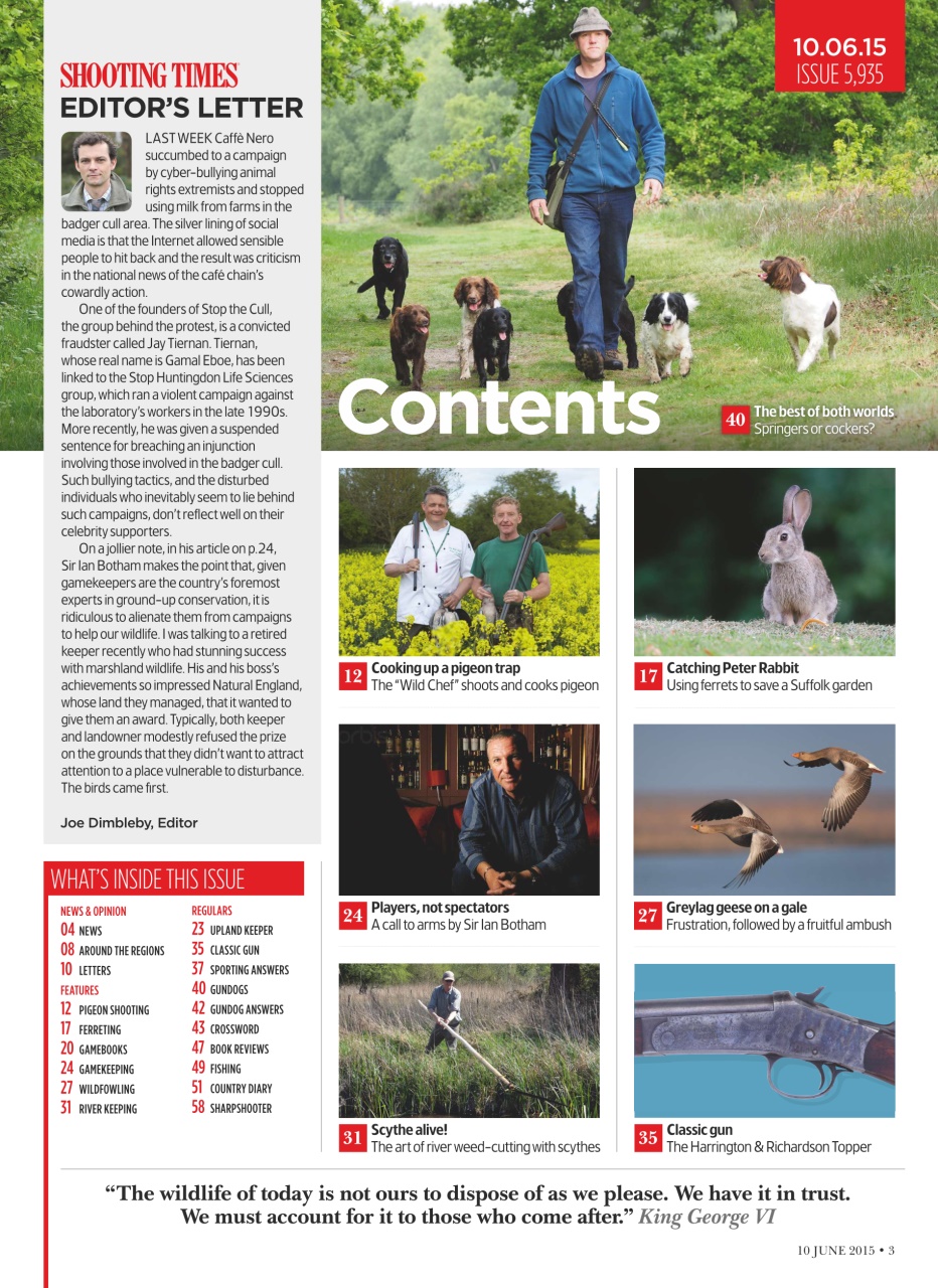 Shooting Times & Country Preview Pages