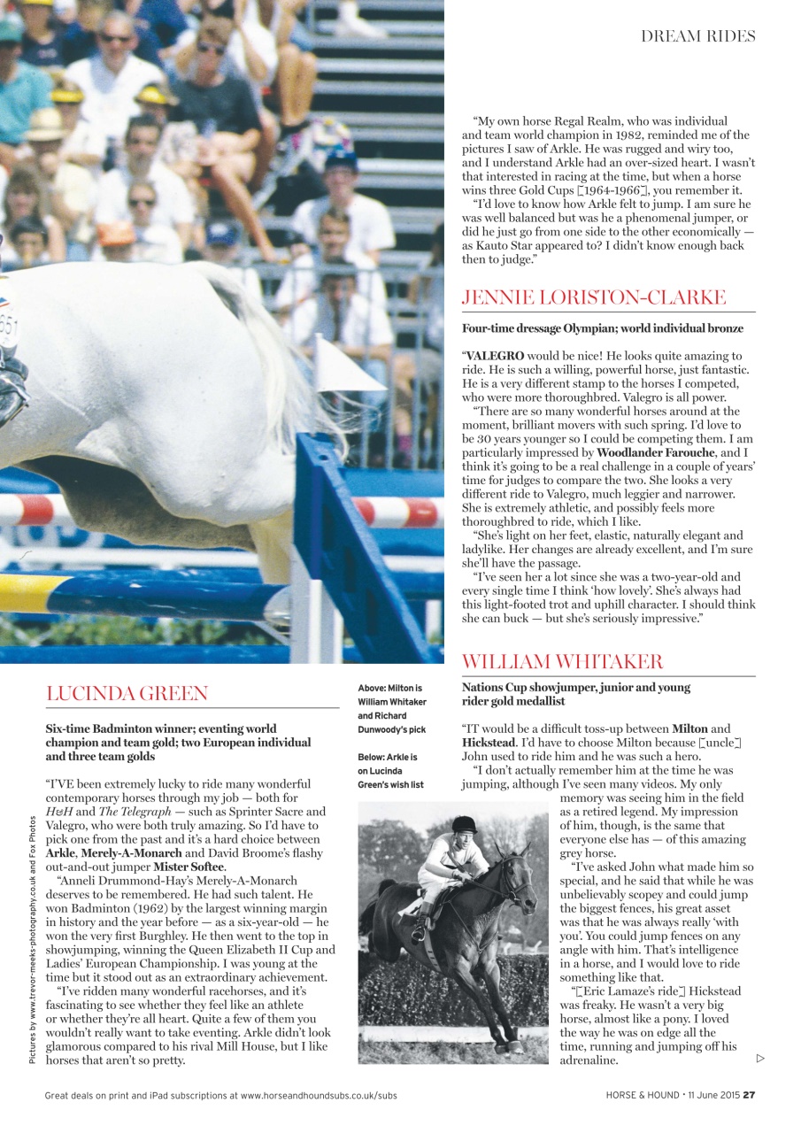 Horse & Hound Preview Pages