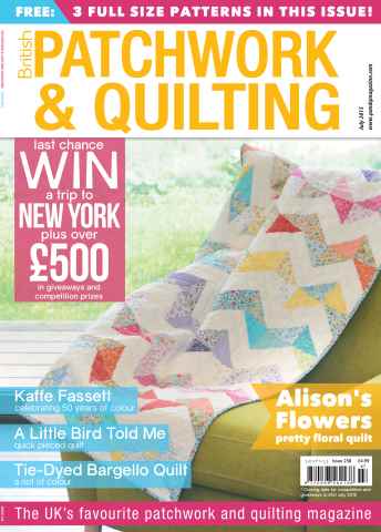 Patchwork and Quilting issue P&Q July 2015