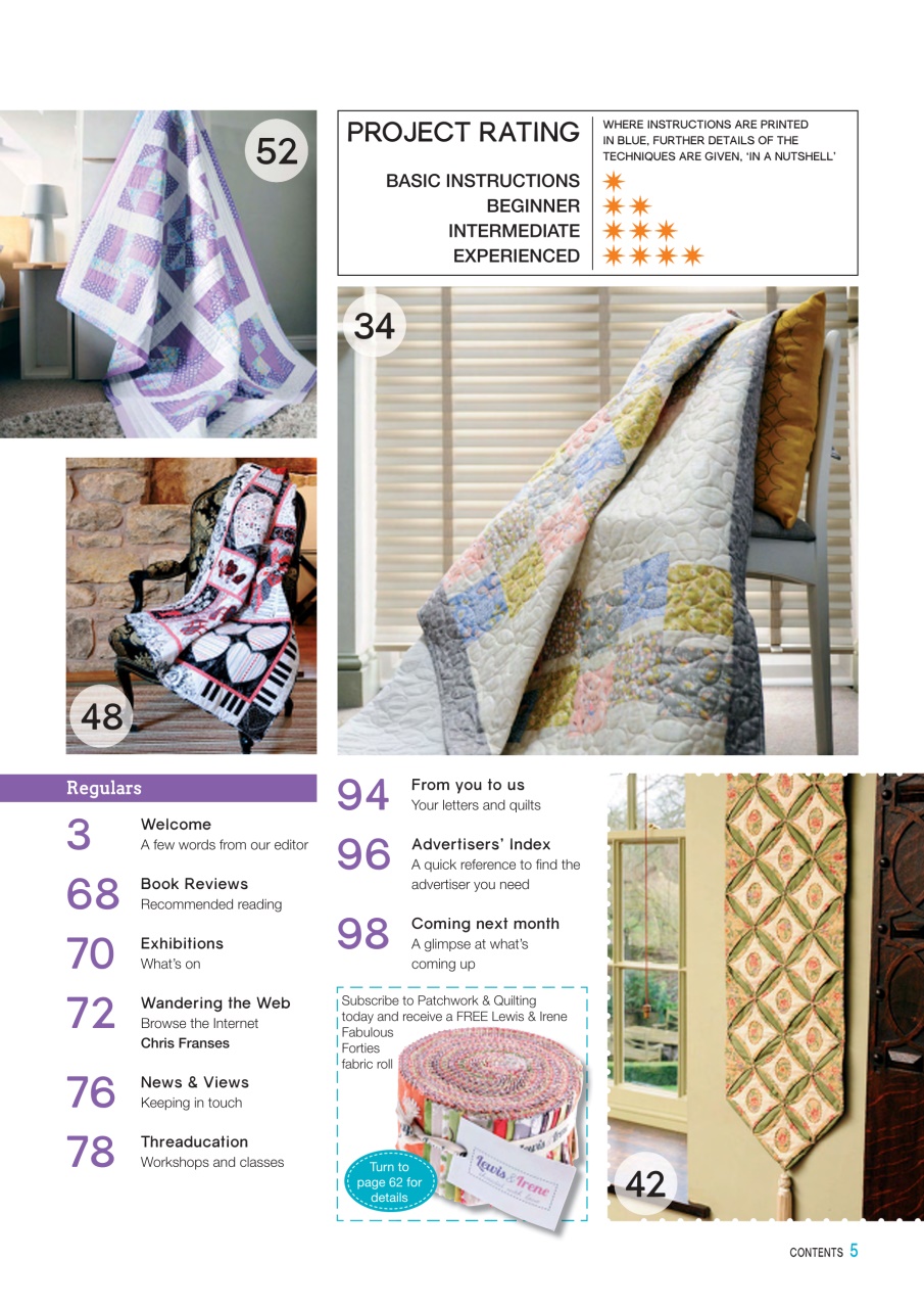 Patchwork and Quilting Preview Pages