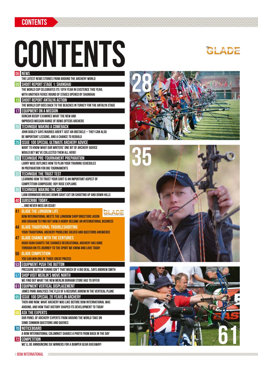 Bow International Preview Pages