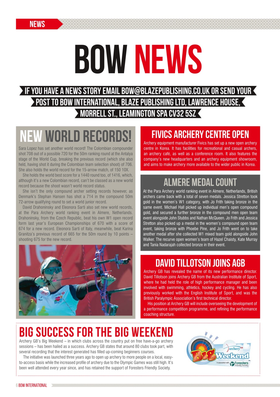 Bow International Preview Pages