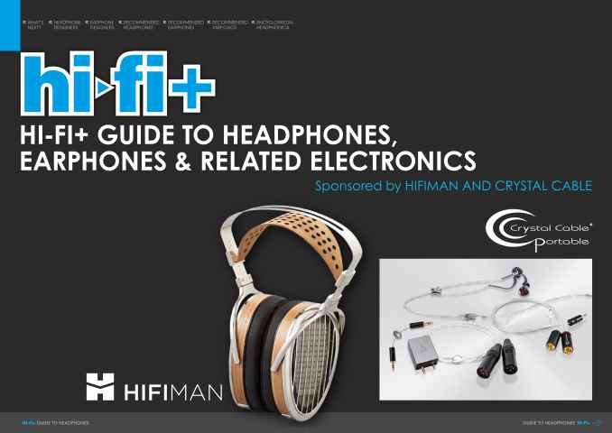 Hi-Fi+ Guide to Headphones Earphones & Related Electronics issue Hi-Fi+ Guide to Headphones Earphones & Related Electronics