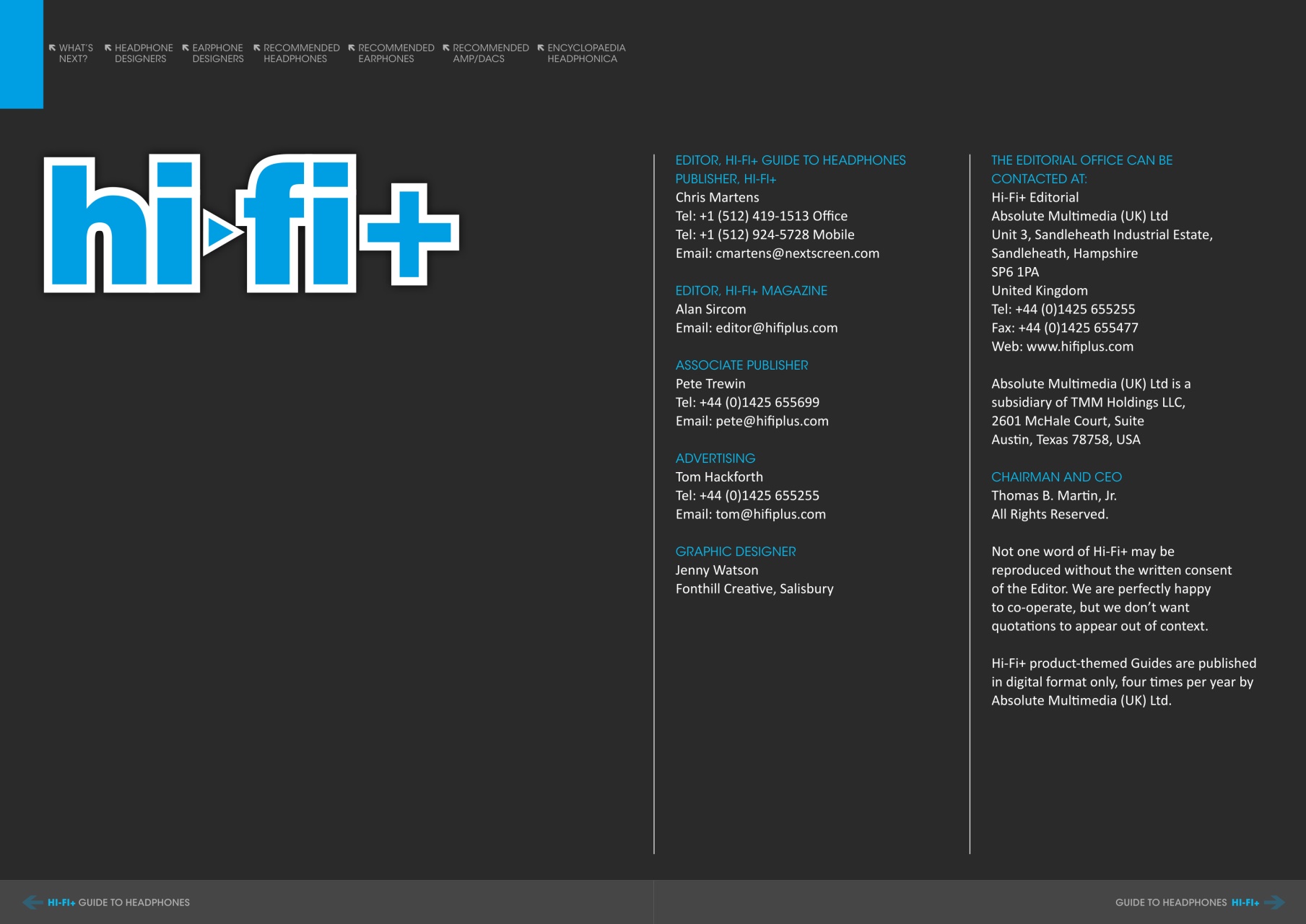 hi-fi+ Global Network Preview Pages