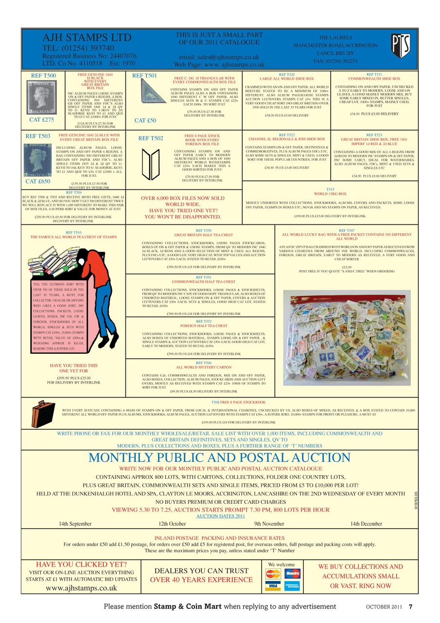 Stamp Collector Preview Pages