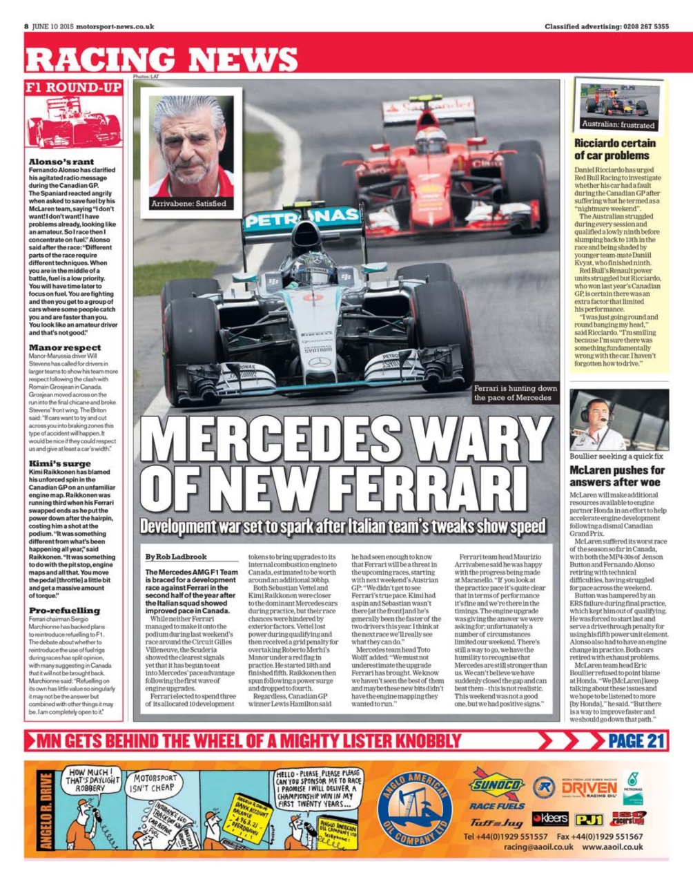 Motorsport News Preview Pages