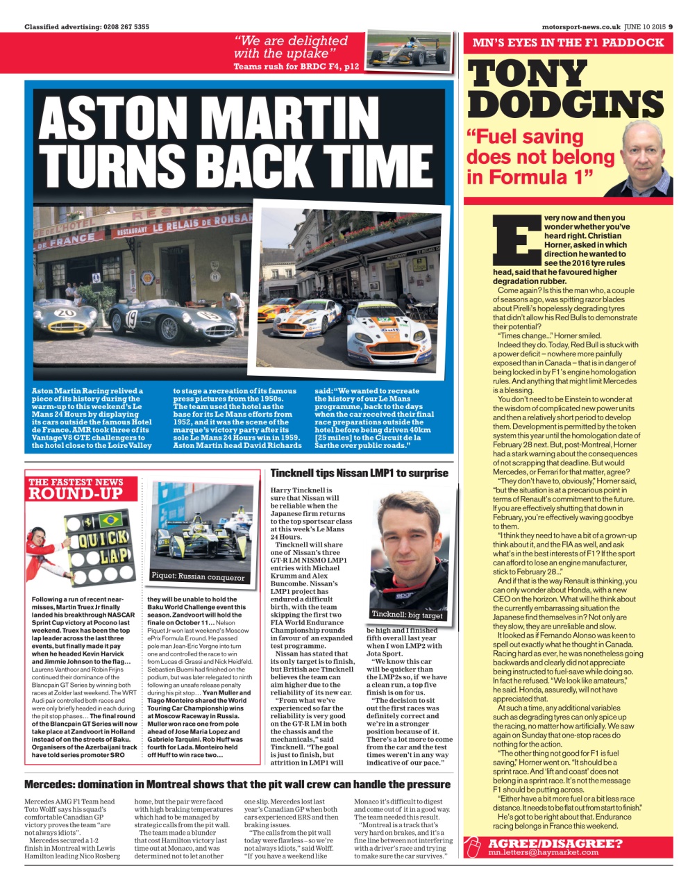 Motorsport News Preview Pages