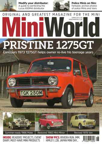 Mini World issue No.279 Pristine 1275GT
