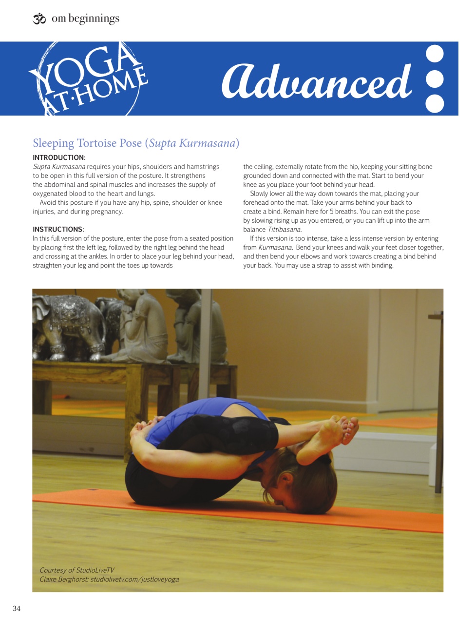 OM Yoga Magazine Preview Pages