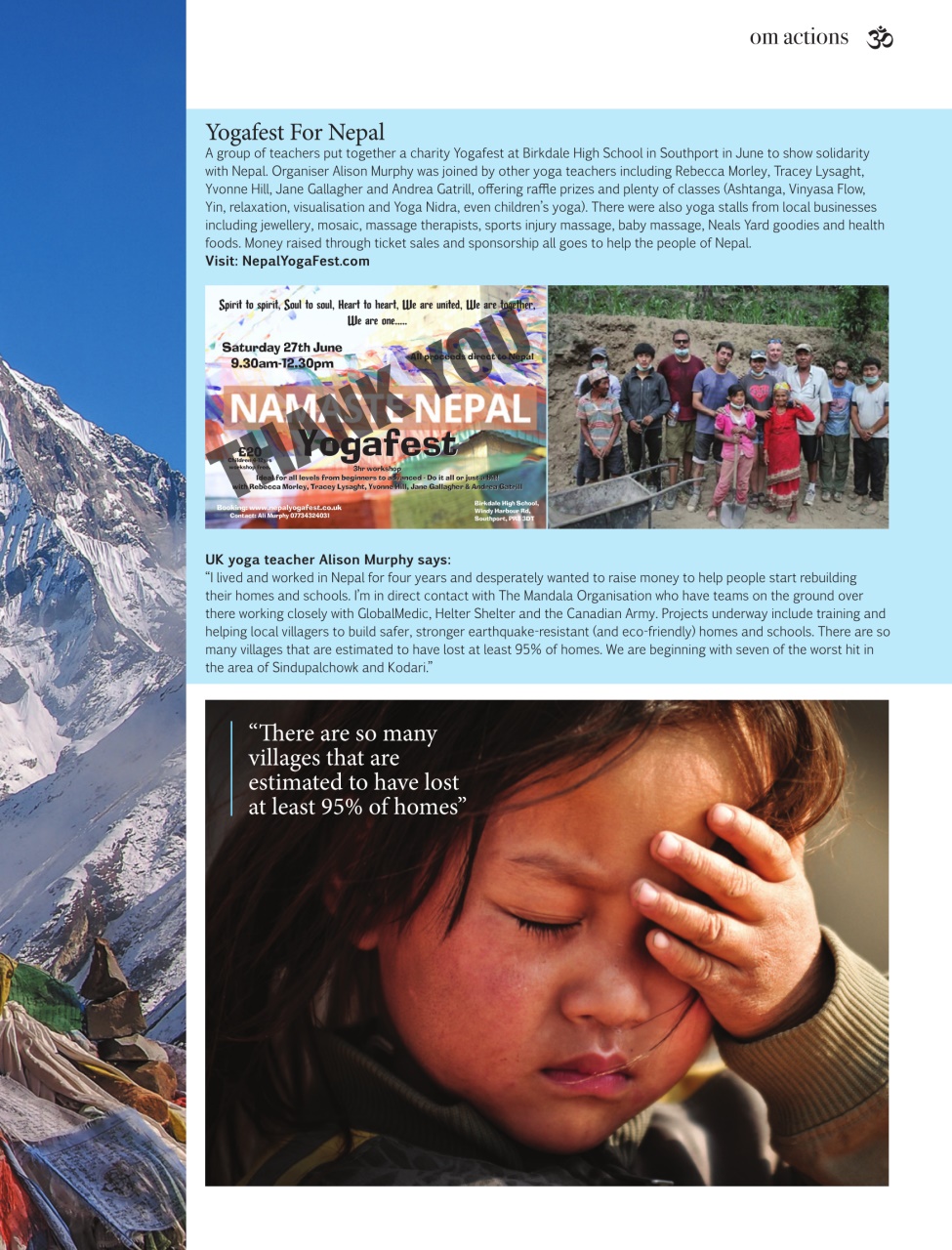 OM Yoga Magazine Preview Pages