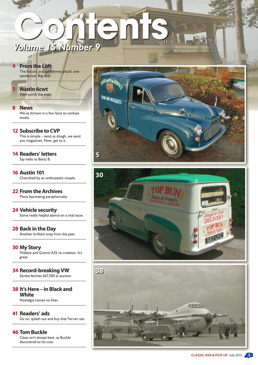 Classic Van & Pick-up Preview Pages