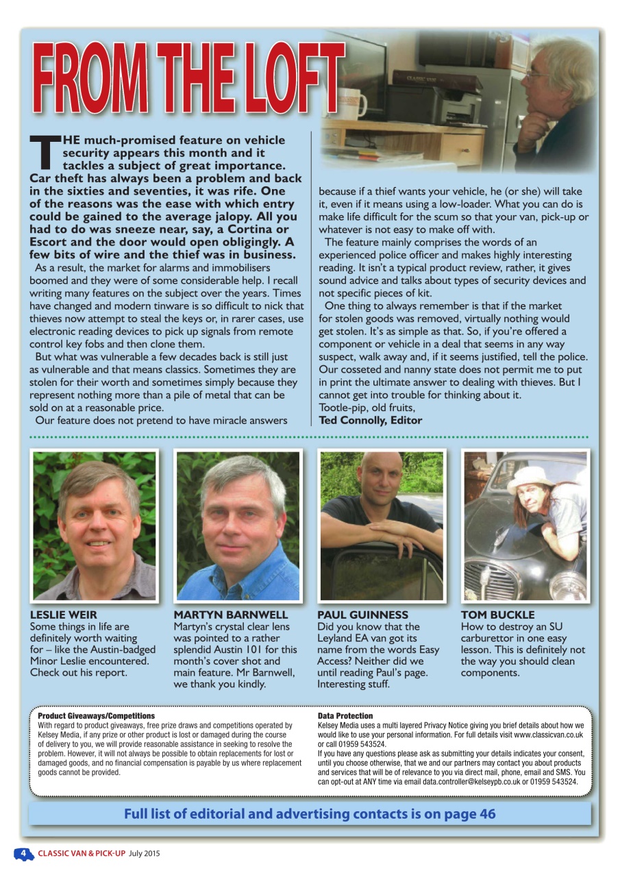 Classic Van & Pick-up Preview Pages