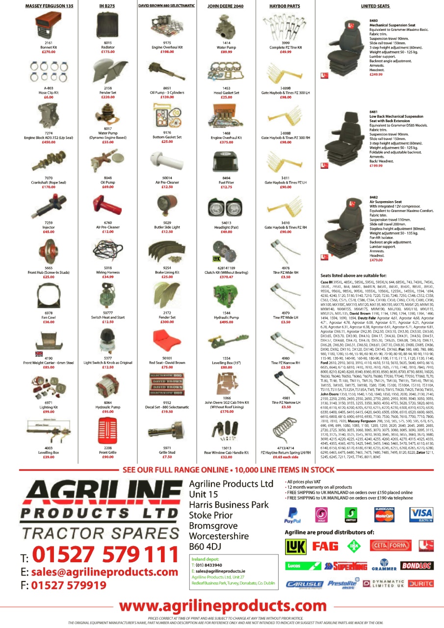 Tractor & Machinery Preview Pages