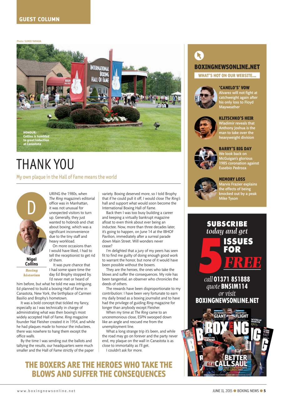 Boxing News Preview Pages