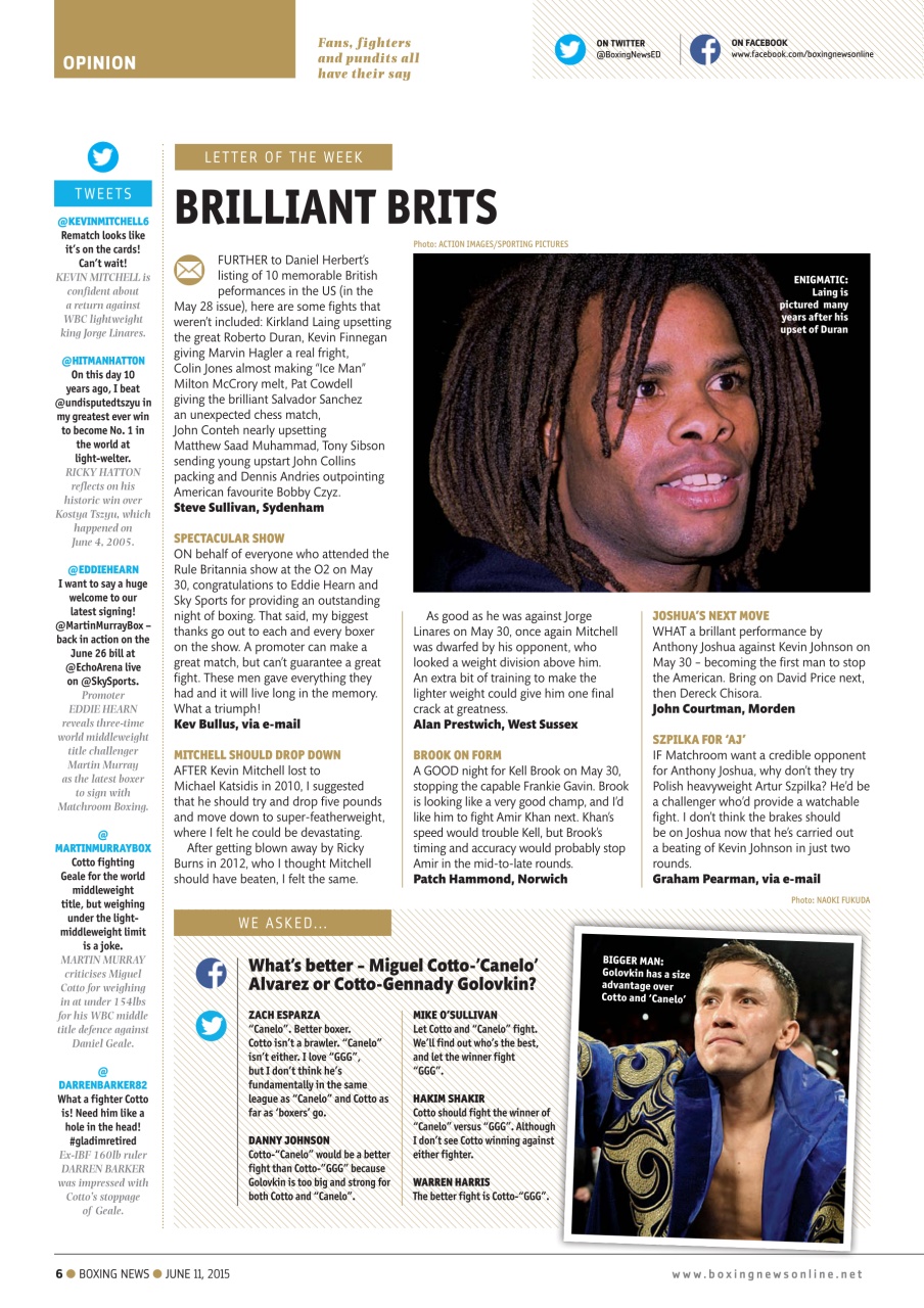 Boxing News Preview Pages