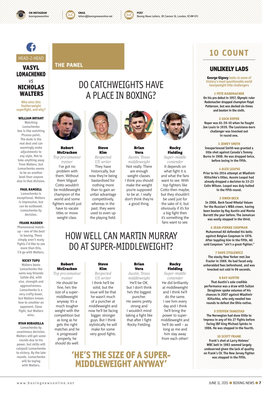 Boxing News Preview Pages