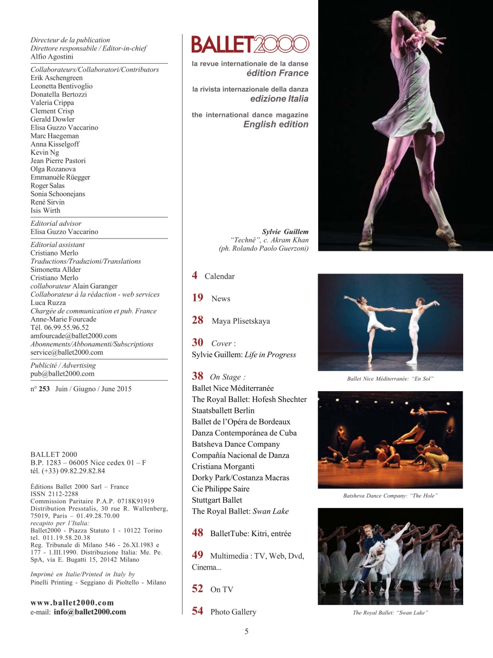BALLET2000 English Edition Preview Pages