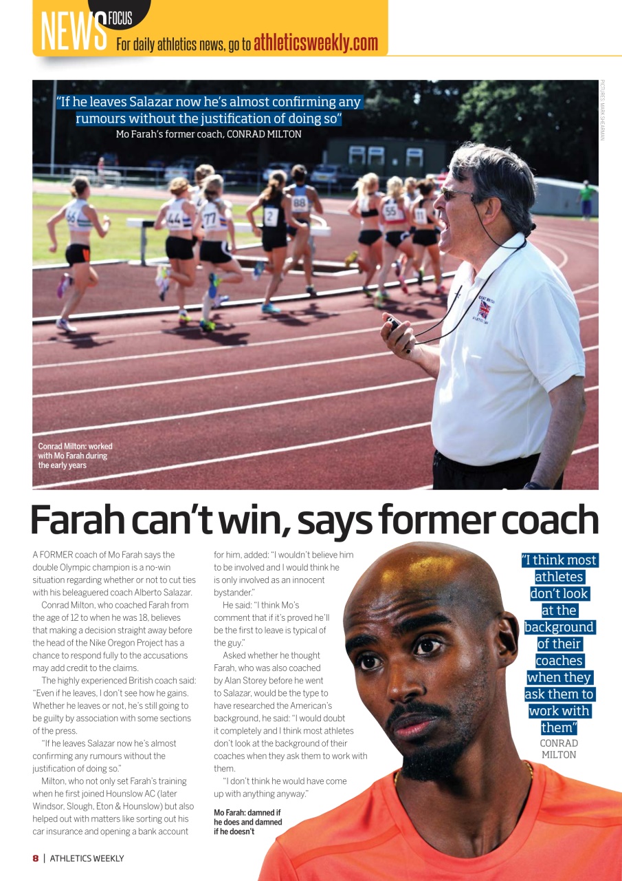 AW – Athletics Weekly Magazine Preview Pages