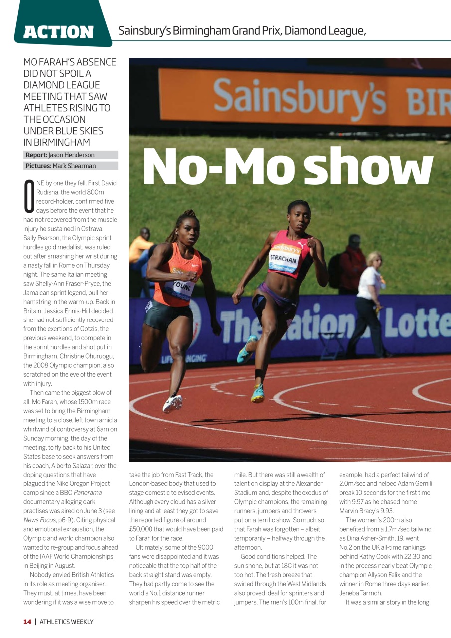 AW – Athletics Weekly Magazine Preview Pages