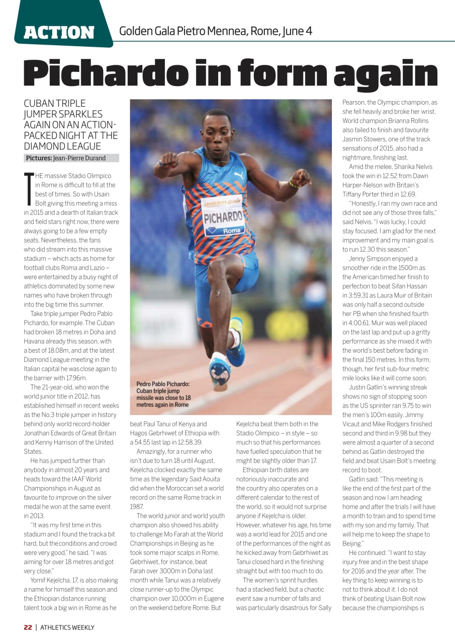 AW – Athletics Weekly Magazine Preview Pages