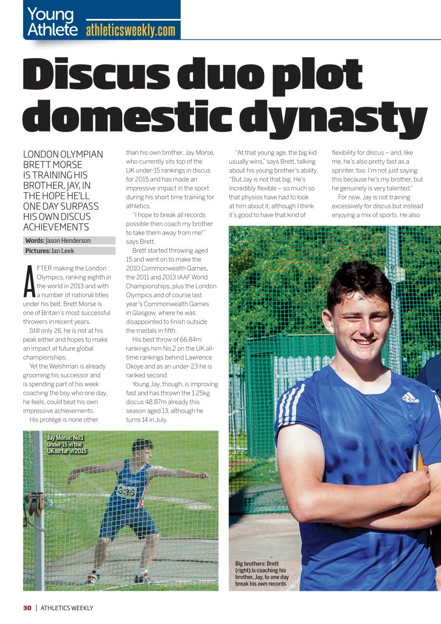 AW – Athletics Weekly Magazine Preview Pages