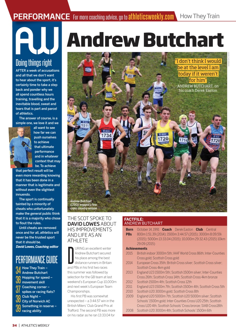 AW – Athletics Weekly Magazine Preview Pages