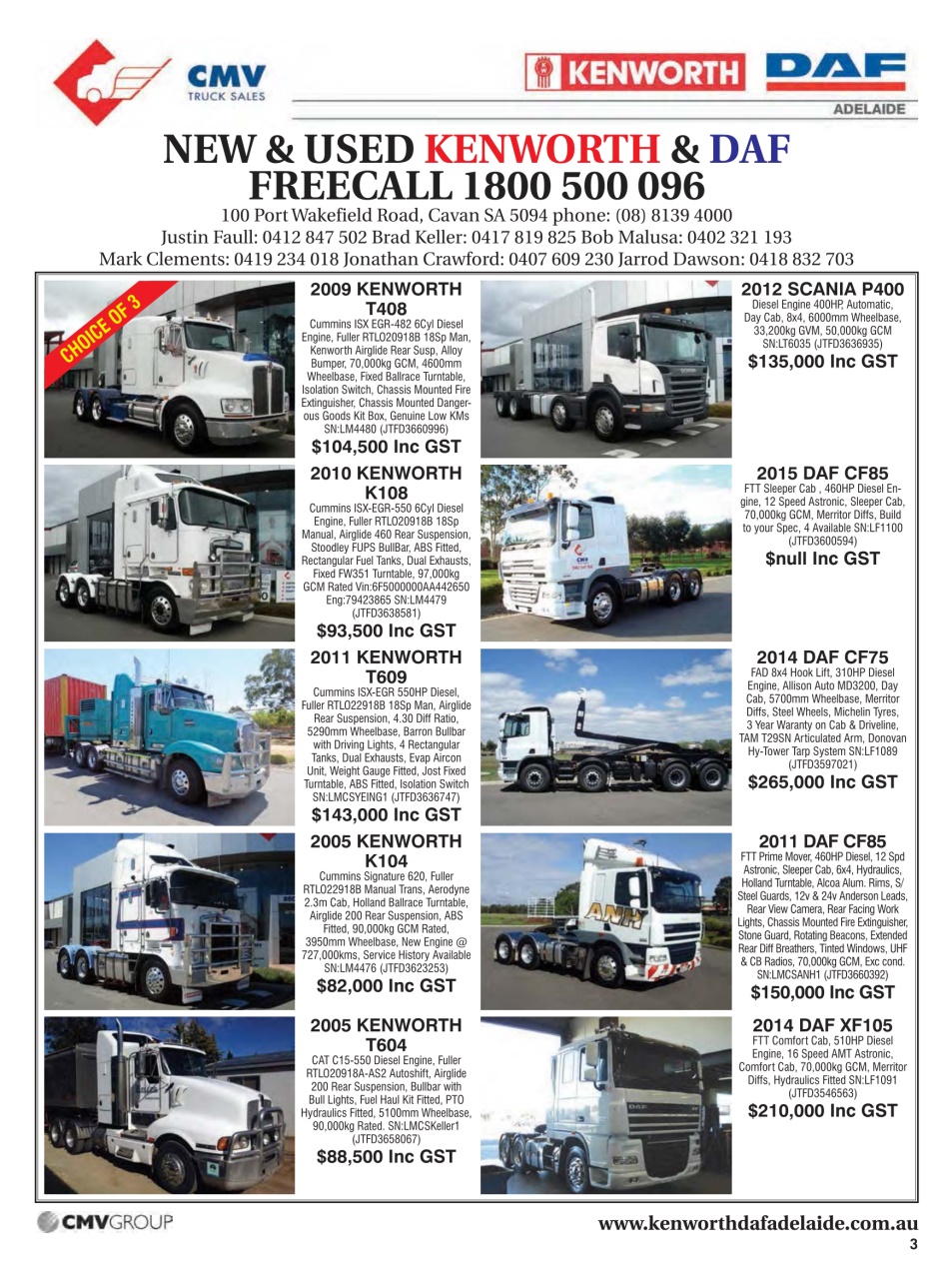 JUST TRUCKS Preview Pages