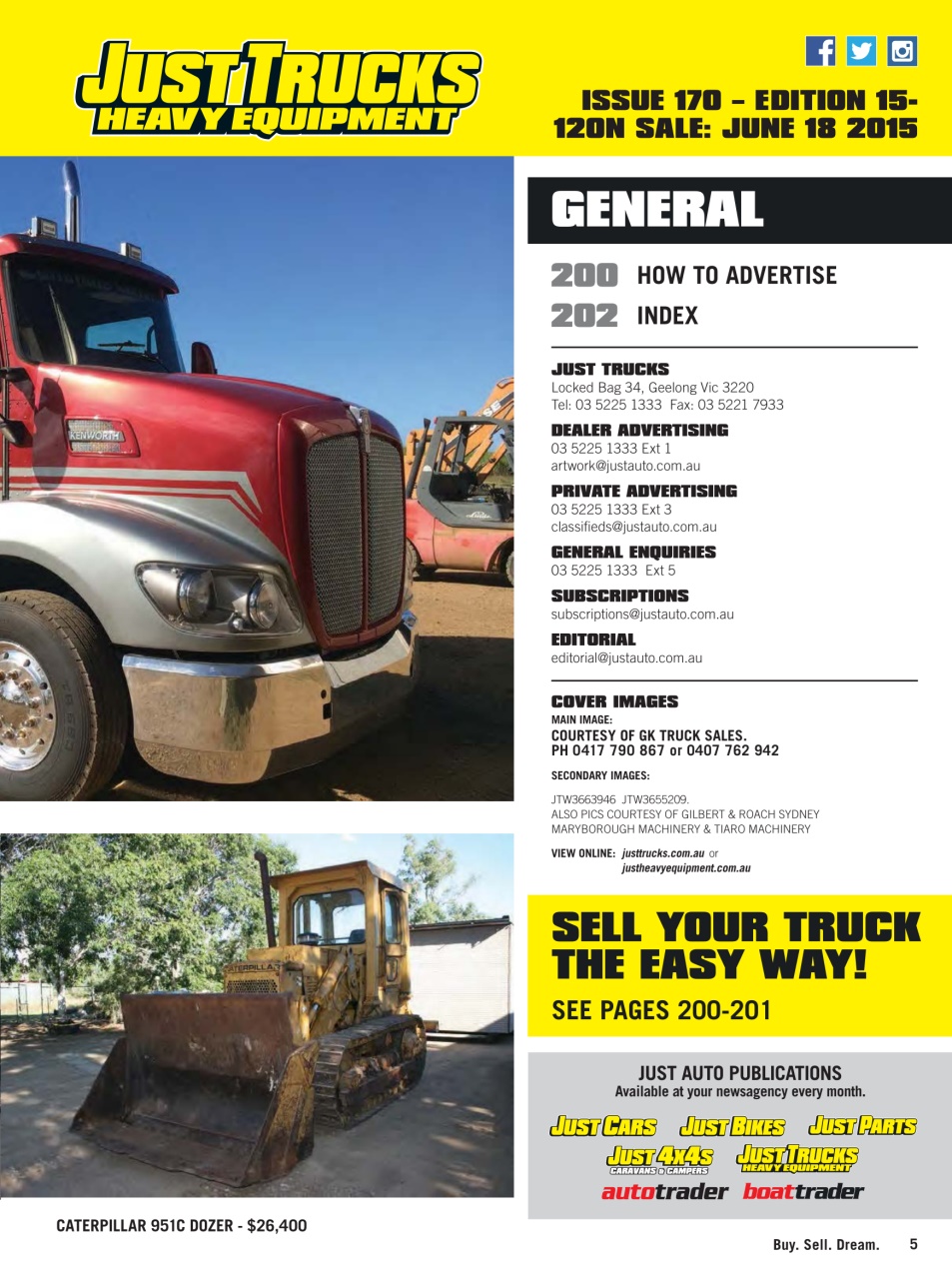 JUST TRUCKS Preview Pages