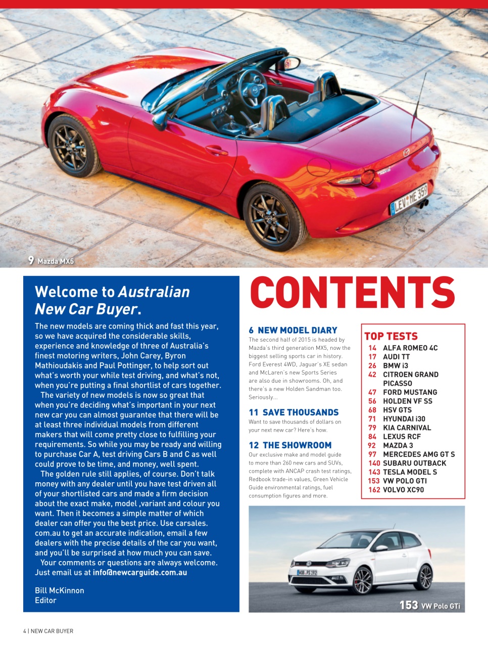 Australian New Car & SUV Buyers Guide Preview Pages