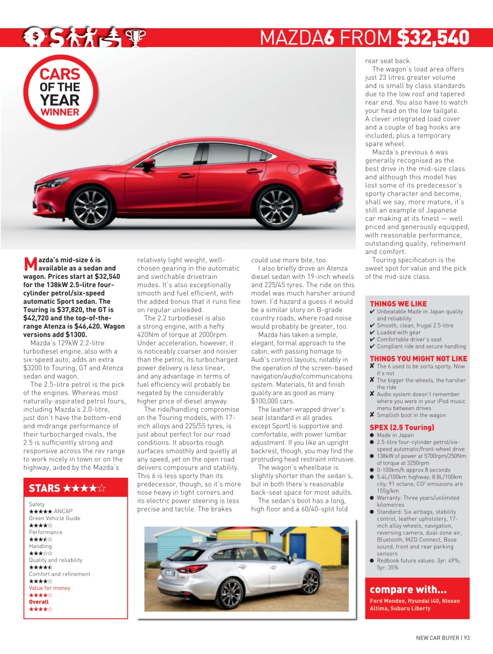 Australian New Car & SUV Buyers Guide Preview Pages