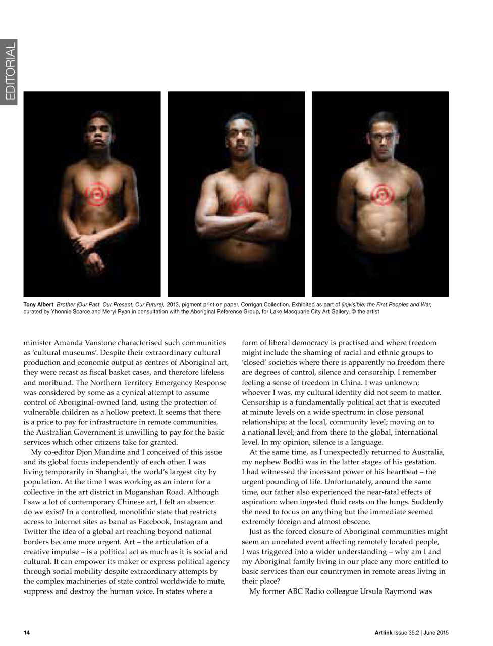 Artlink Magazine Preview Pages