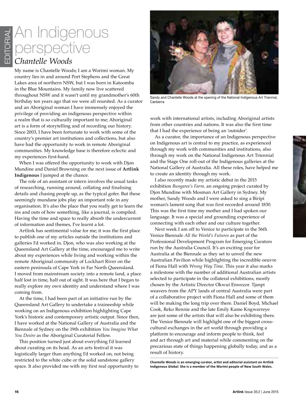 Artlink Magazine Preview Pages