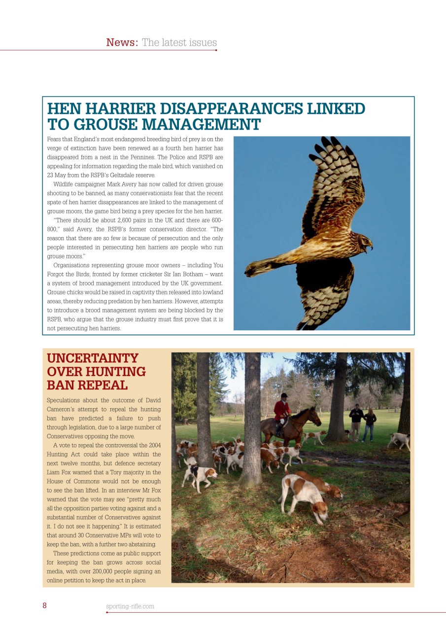 Sporting Rifle Preview Pages