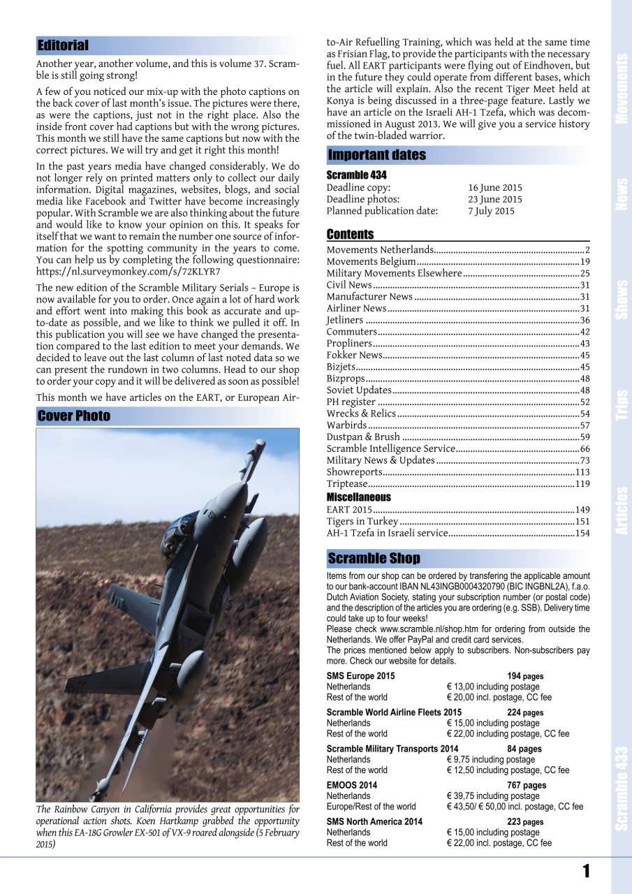 Scramble Magazine Preview Pages