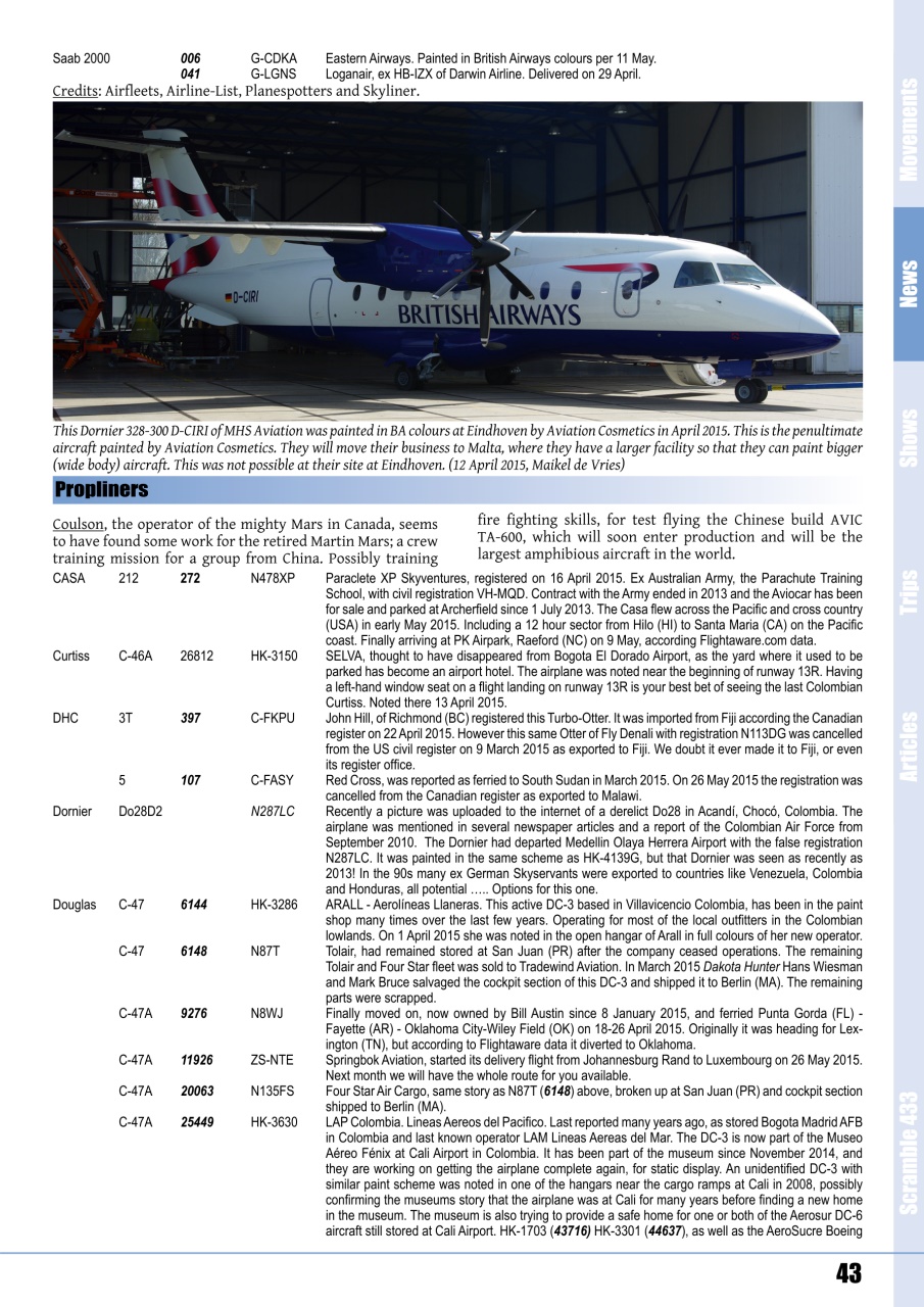 Scramble Magazine Preview Pages